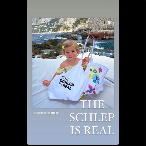 NEW STEPHANIE GOTTLIEB “The Schlep Is Real” *SOLD OUT* LIMITED EDITION* Tote Bag - Picture 2 of 7